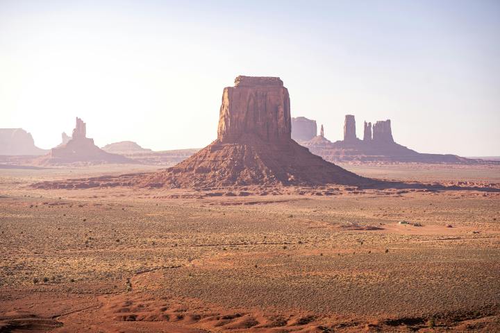 Navajo Code Talker or Artist Point, sunset view